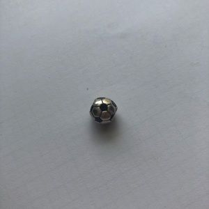 Chameleon soccer ball charm